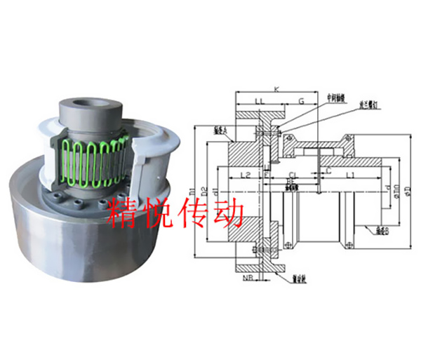 榆林T61系列制动轮蛇形弹簧联轴器
